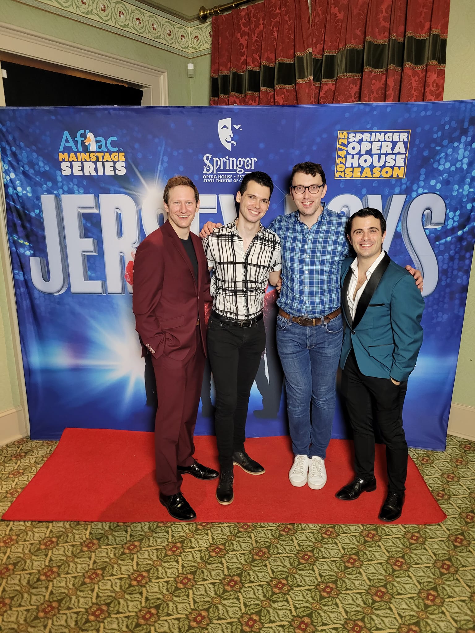 Jersey Boys cast at premiere